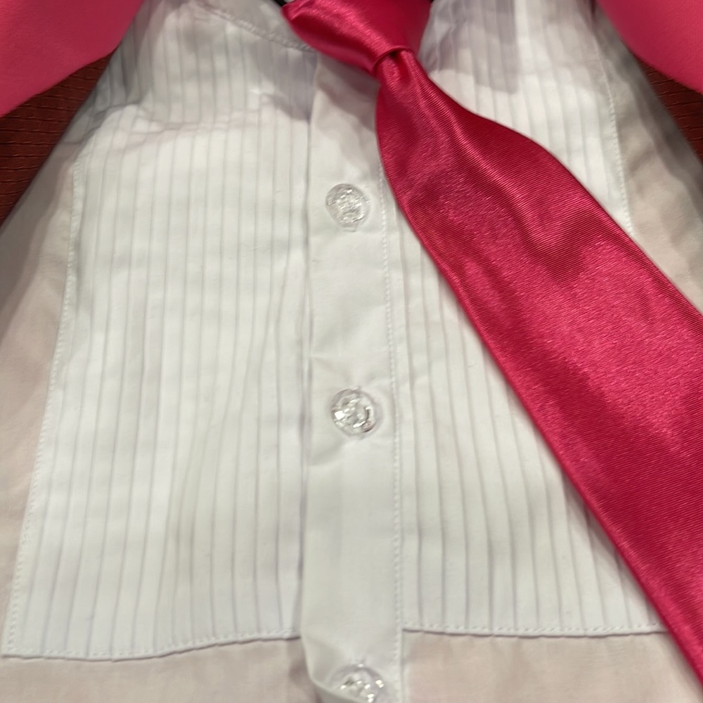 Yanlu 5 piece formal suit. Jacket, vest, pants, shirt tie. - Picture 7 of 7